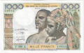 West African States 1000 Francs, ND